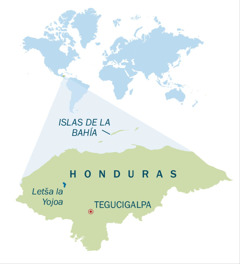 ’Mapa oa Honduras