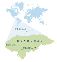 Honduras haritası