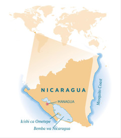 Mapu ya Nicaragua