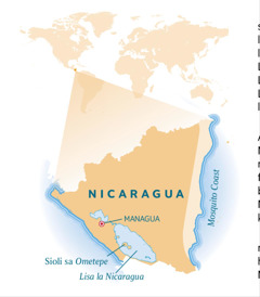 Mapa ya Nicaragua