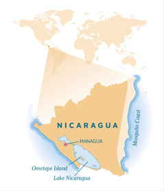 Nicaragua map