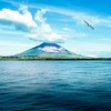 Ometepe, an island formed by two volcanoes rising from Lake Nicaragua