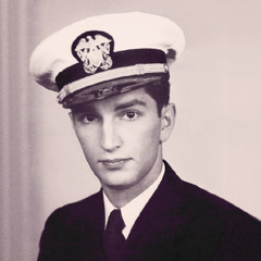 Harry as a young man in military uniform