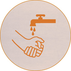 Piktogramm fürs Händewaschen