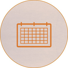 Piktogramm für einen Kalender