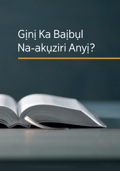 Gịnị Ka Baịbụl Na-akụziri Anyị?