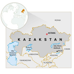 Map mba Kazakstan