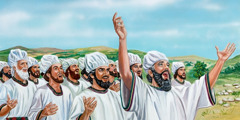 Cantores à frente do exército de Jeosafá