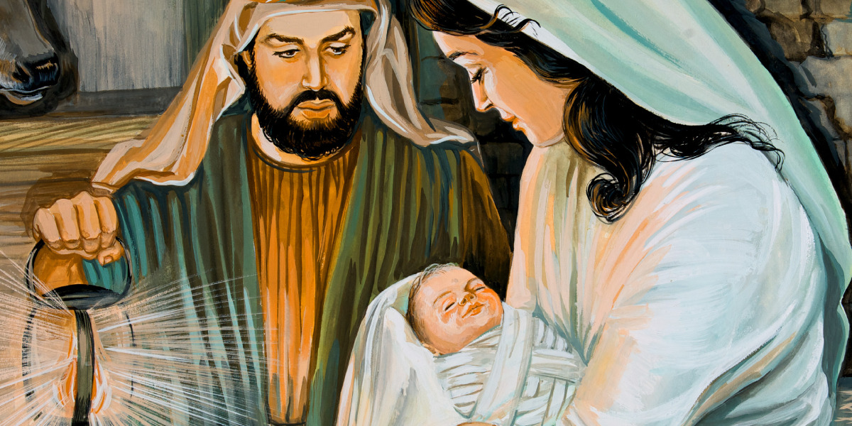 The Birth Of Jesus In The Stable