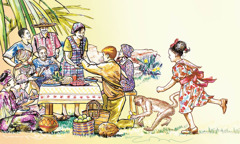 Neb sẽn kokd pemsem arzãna pʋgẽA picnic in Paradise