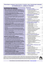 Abrégé des « Stratégies cliniques pour éviter et traiter, sans transfusion sanguine, les hémorragies et l’anémie en chirurgie ».