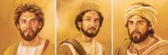 Jakobus (Sohn von Alphäus), Thomas und Matthäus