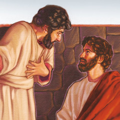 Petrus stelt Jezus een vraag