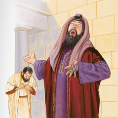 Faryzeusz oraz poborca podatków modlą się