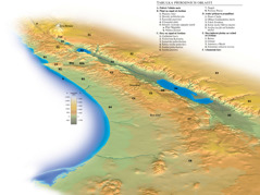 Topografie země