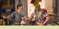 Paulus’ nevø taler til Claudius Lysias.