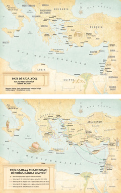 Mbaʼa mapa:1. Mapa ndrígóo país dí rígá xúgi̱ ga̱jma̱a̱ xuajin mba̱ʼu̱ dí nirígá nákha wajyúuʼ. 2. Mapa ndrígóo país dí rígá xúgi̱ ga̱jma̱a̱ xuajin mba̱ʼu̱ dí nirígá nákha wajyúuʼ náa ninguʼúun Pablo