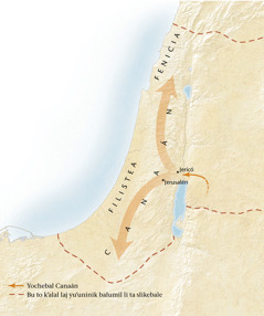 Smapail slumal Canaán[Mapa ta pajina 11]