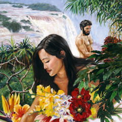 Adam and Eve in the garden of Eden