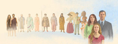 People of various cultures at different periods of time