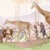 Ο Νώε και η οικογένειά του συγκεντρώνουν τα ζώα για να μπουν στην κιβωτό