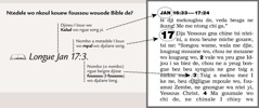 Sample of a scripture reference