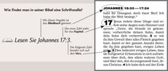 Beispiel, wie man eine Schriftstelle in der Bibel findet