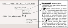 Selgitus, kuidas piiblisalme üles leida