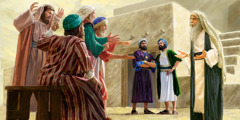 İhtiyarlar Samuel’le oğullarının yanlış davranışı hakkında konuşuyor