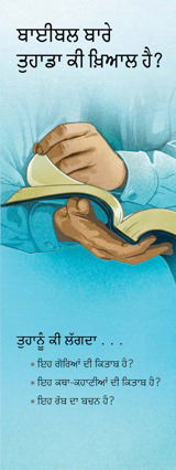 ਟ੍ਰੈਕਟ ਦਾ ਕਵਰ ਬਾਈਬਲ ਬਾਰੇ ਤੁਹਾਡਾ ਕੀ ਖ਼ਿਆਲ ਹੈ?