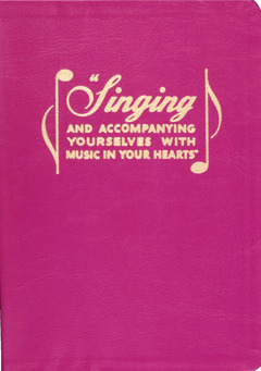 Titelseite des Liederbuches von1966: „Singt und spielt dabei Jehova in euren Herzen“