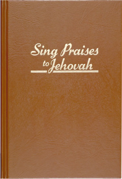 Titelseite des Liederbuches von 1984: „Singt Jehova Loblieder“