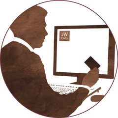 Човек шаље директну донацију преко веб-сајта jw.org