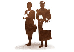 Deux sœurs prêchent