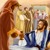 Farizeové se dívají na to, jak Ježíš jí s výběrčími daní a hříšníky v Matoušově domě