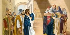 Des Juifs accusent Jésus de ne pas respecter le sabbat