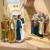 Juden beschuldigen Jesus, das Sabbatgesetz zu missachten
