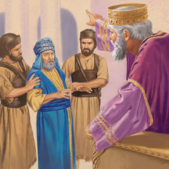 O rei manda o escravo que não mostrou misericórdia para a prisão