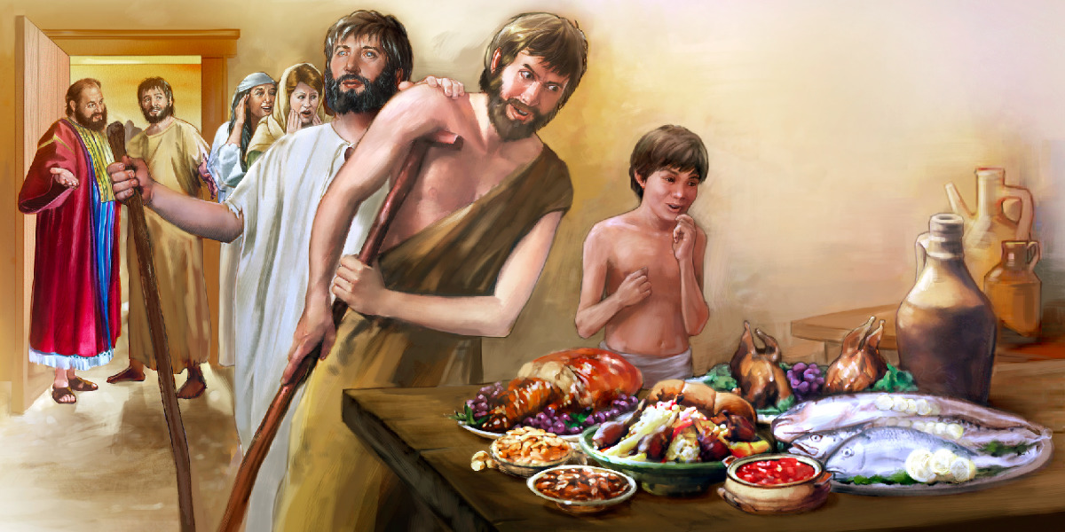 Los invitados a una comida | La vida de Jesús