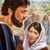 Jésus et Marie pleurent tandis que d’autres regardent la scène