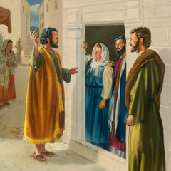 Des disciples de Jésus en train de prêcher