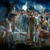 Jézus helyreigazítja Pétert, amiért egy karddal levágta Málkus fülét; a katonák készen állnak Jézus letartóztatására
