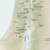 Mapa oblastí, kde Ježíš žil a vyučoval