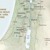Un mapa di e áreanan kaminda Hesus a biba i siña hende