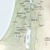 Geografska karta područja gde je Isus živeo i poučavao