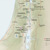 Karte von den Gegenden, wo Jesus lebte und lehrte