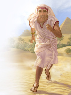 Moisés fugindo