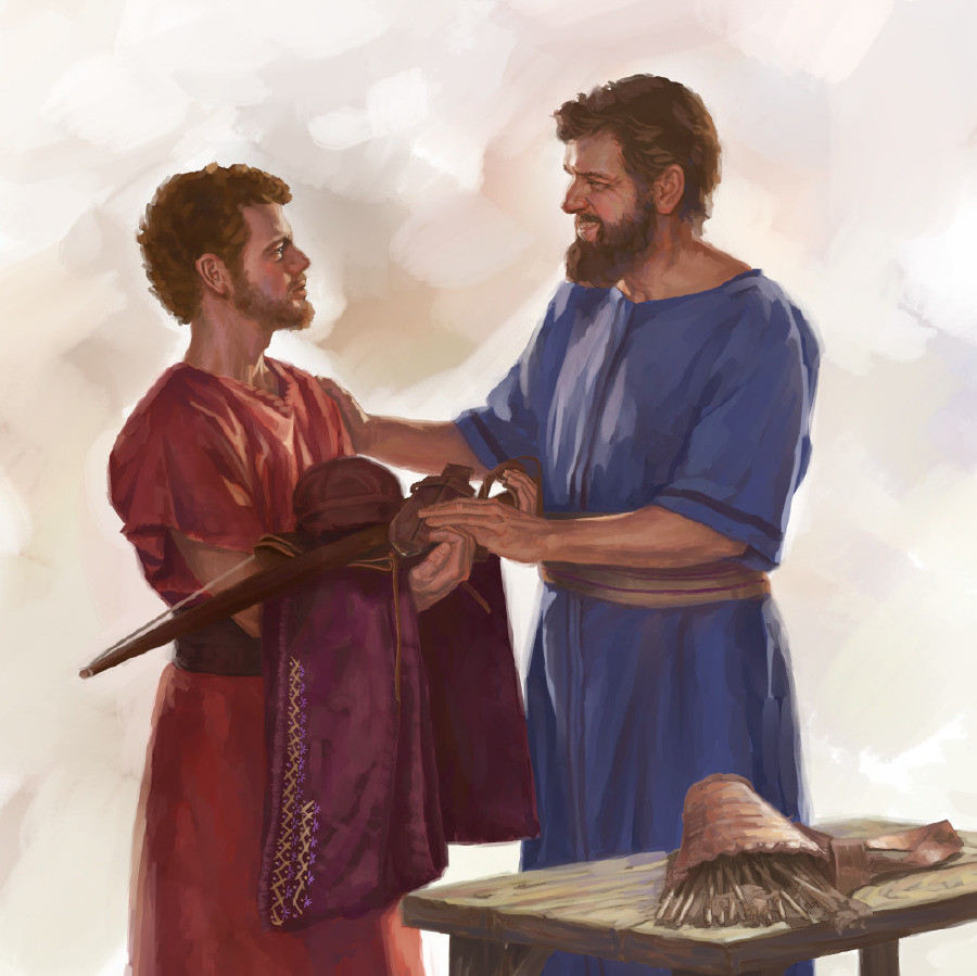 El valiente Jonatán es un amigo leal de David | Lecciones de la Biblia para  niños