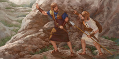 Jonathan and his armor-bearer