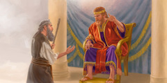 النبي ناثان ينصح الملك داود